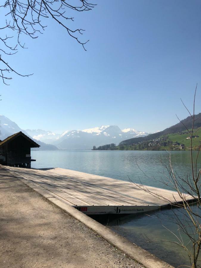 Ruderhaus Garni Hostel Sarnen Exterior foto